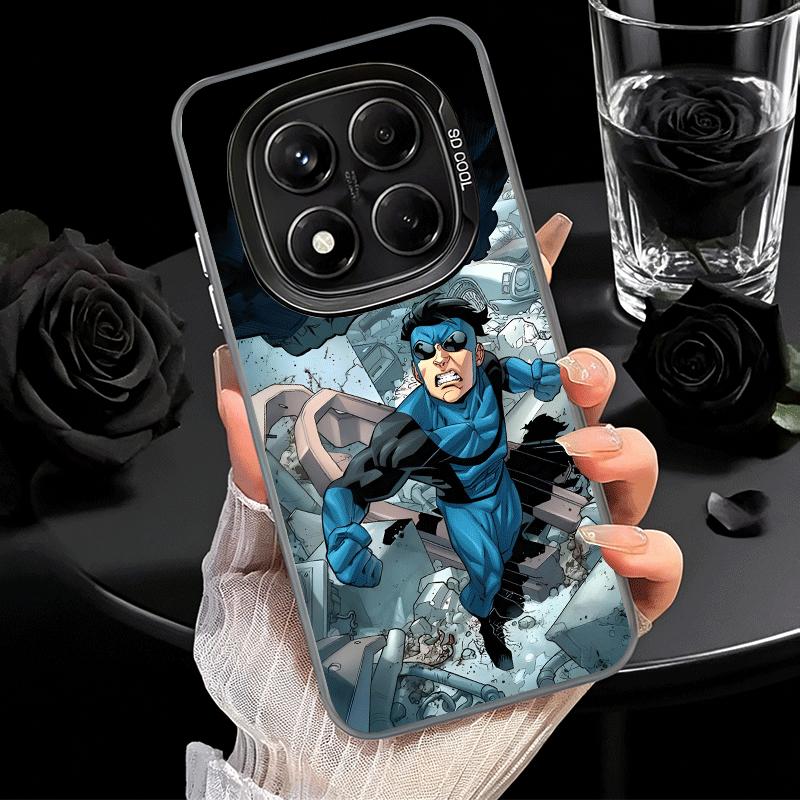 I-Invincible Anime Shockproof Phone Case for Xiaomi Redmi Note 15 14 13 12 Pro Plus 11 11S 11T 5G Cover Anti Fall Fundas