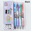 4Pcs Creative Cartoon Labubu Erasable Pen  Gel Pens Student Erasable Pen Office Supplies Student Stationery Gifts