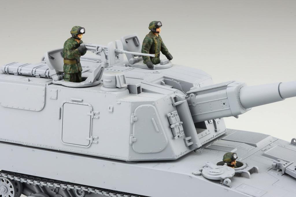 Fujimi Model Военная серия Япония Сухопутные войска Тип 99 155-мм гаубицы подразделения с 1/72 № 11 EX-1 Самоходная самооборона (2 члена экипажа) 72М-11 ЭКС-1