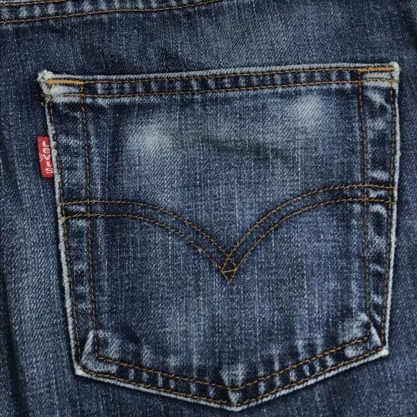 Сделано в Японии Джинсы Levi's 550 Застежка на пуговицах Сзади J09 С гравировкой Мужские W28 L32 Брюки cBH616-f(ИСПОЛЬЗОВАЛ)