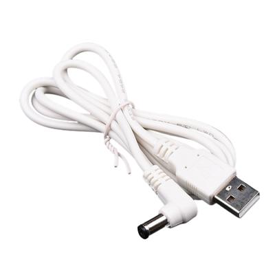 Прочный зарядный кабель USB на DC5.5x2.5мм, надежный шнур 1м для мониторов, колонок, электронных устройств