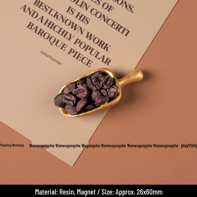 Скандинавский 3D Магнит на холодильник для игры в корейскую еду - Креативная кофейная серия