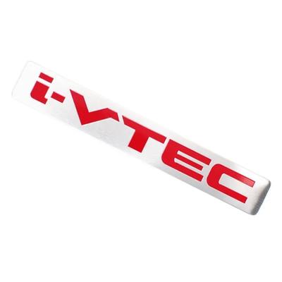 1 шт., алюминиевый i-VTEC iVTEC, автомобильный значок, эмблема, наклейка, наклейка для автомобилей Hon/da