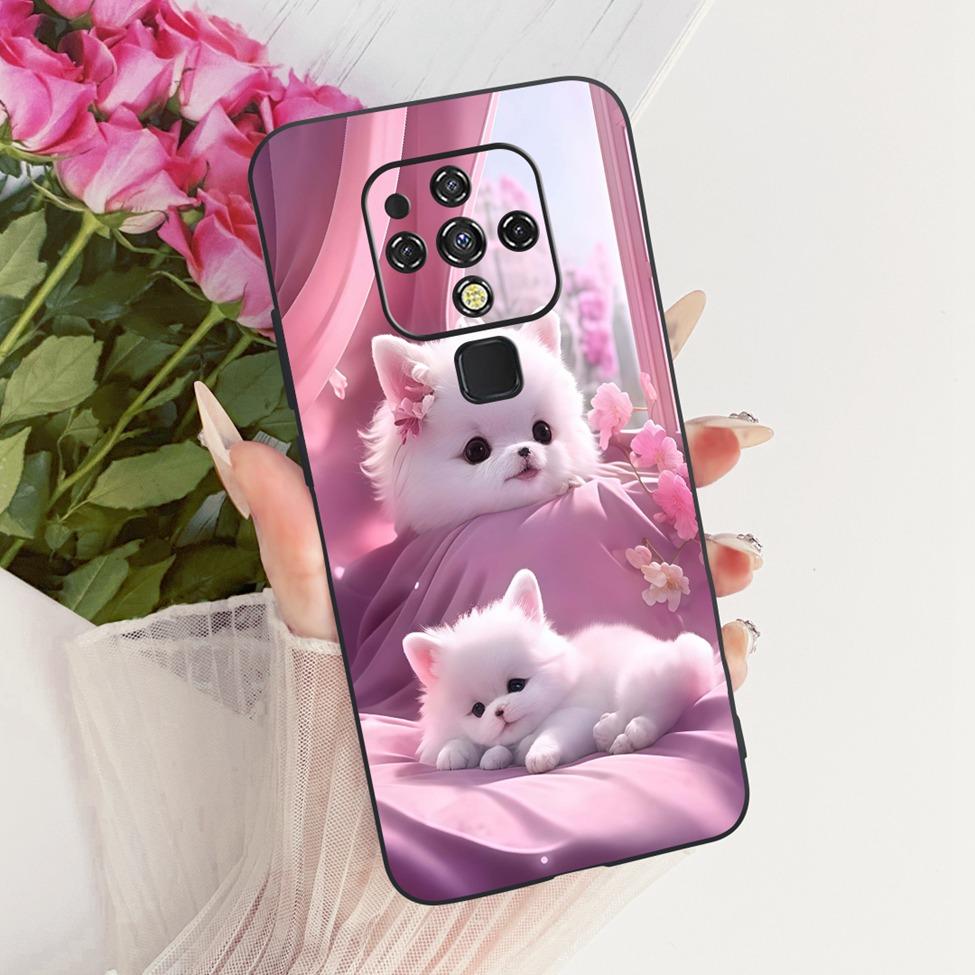 For Tecno Camon 16 CE7 CE7j CE9h Case For Tecno Camon 16 Pro Cover Cute Cat Fashion Butterfly Painted Casing