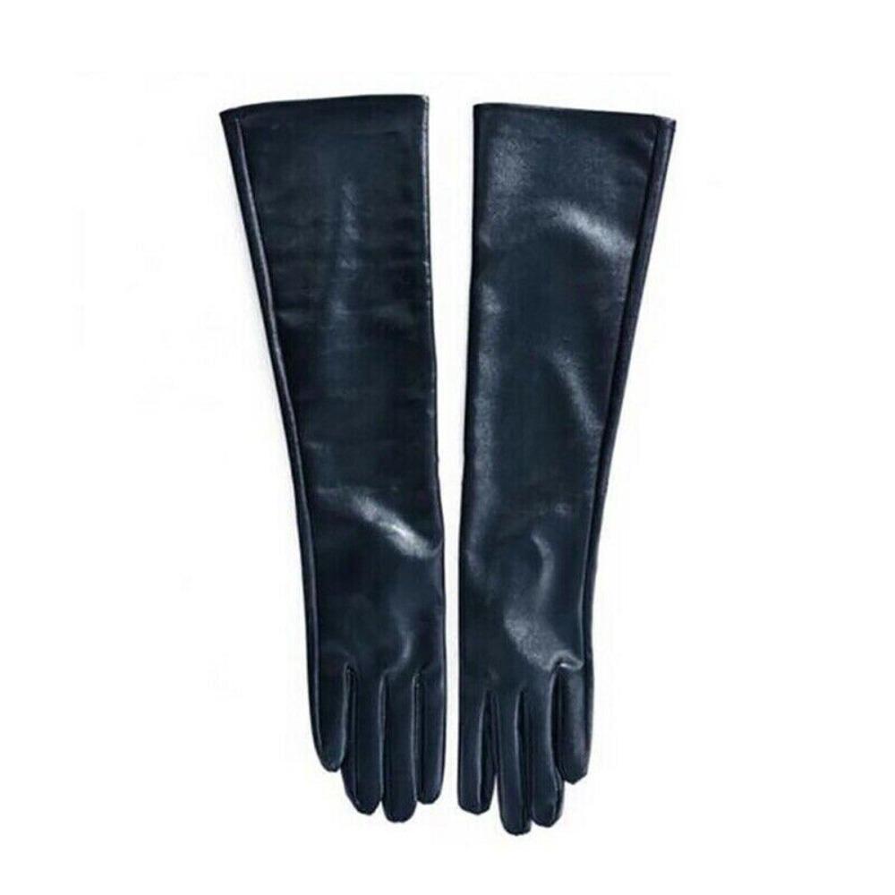 Evening Party Gloves Women Leather Gloves Fashion Long Elbow Gloves