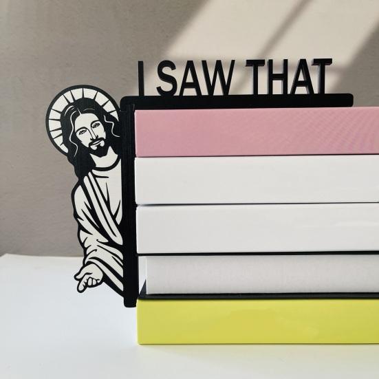 Door Frame Decor Wood Funny Door Sign Jesus I Saw That Frame Corner Ornament for Home Wall Furniture Adult Sex Wear