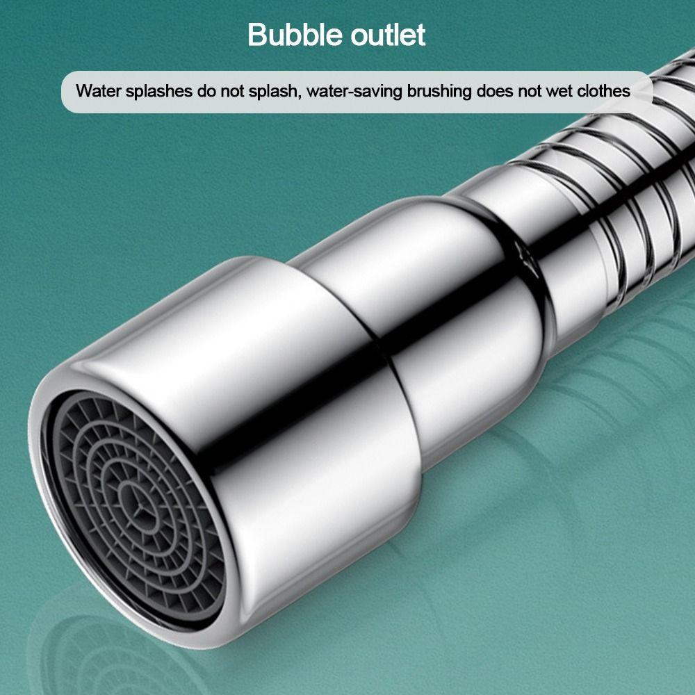 Rotating Wash Basin Bendable Lengthening Tube Faucet Extender Faucet Extender Pipe Bathroom Tap