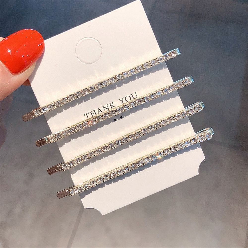 Hair Styling Diamondl Hairgrip Shining Crystal Barrettes Rhinestones Hairpins Hair Clips Set