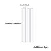 1-5pcs Clear Acrylic Round Rods, Transparents Acrylic Bars for DIY Building Models, Crafting & Material Projects