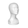 Mannequin Head Abstract Smooth Surface Foam Female Manikin Head Model Wig Hair Jewelry Display Stand for Shop