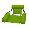 Foldable Inflatable Recliner with Mesh Hammock - Dual-Use Floating Bed Sofa Chair