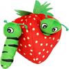 Interactive Dog Toys, Hide and Seek Dog Toys, Squeaky Educational Plush Pet Toys, Strawberries