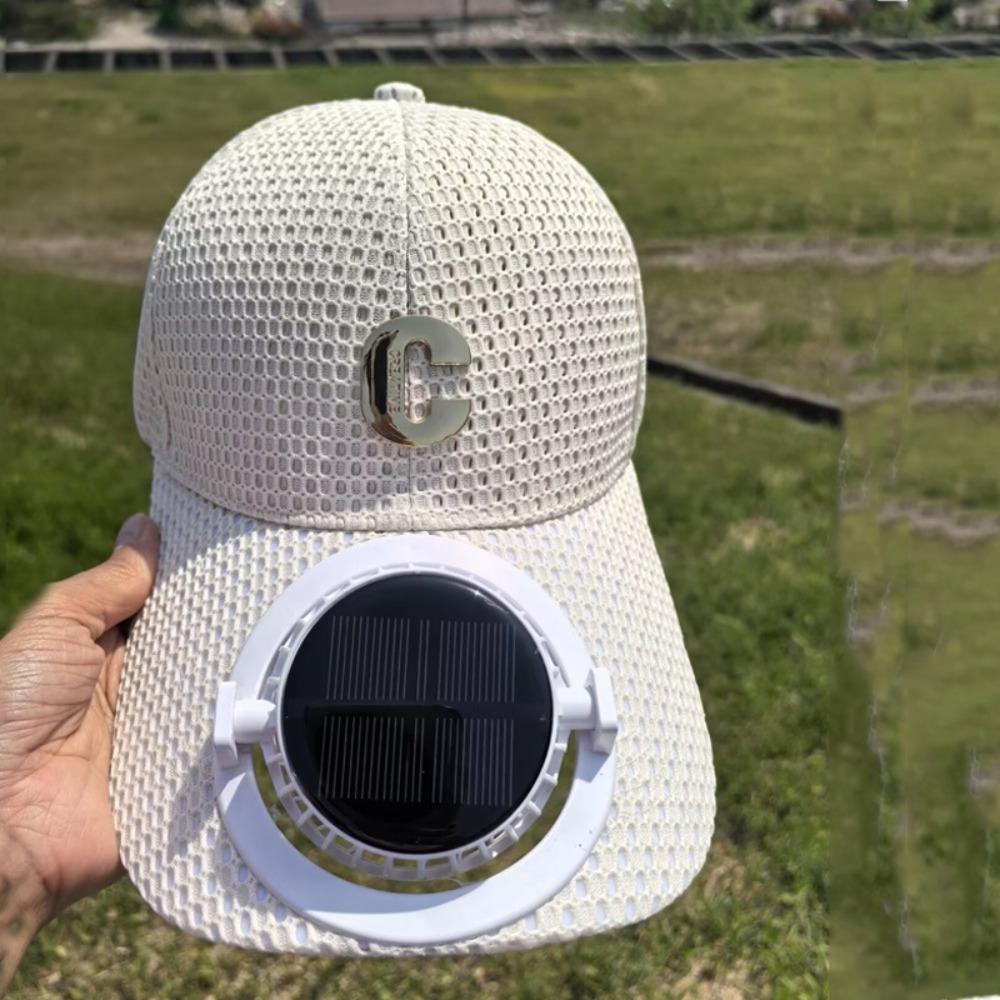 Quick Dry Solar Fan Hat USB Charging Sun Protection Caps New Baseball Cap  Summer