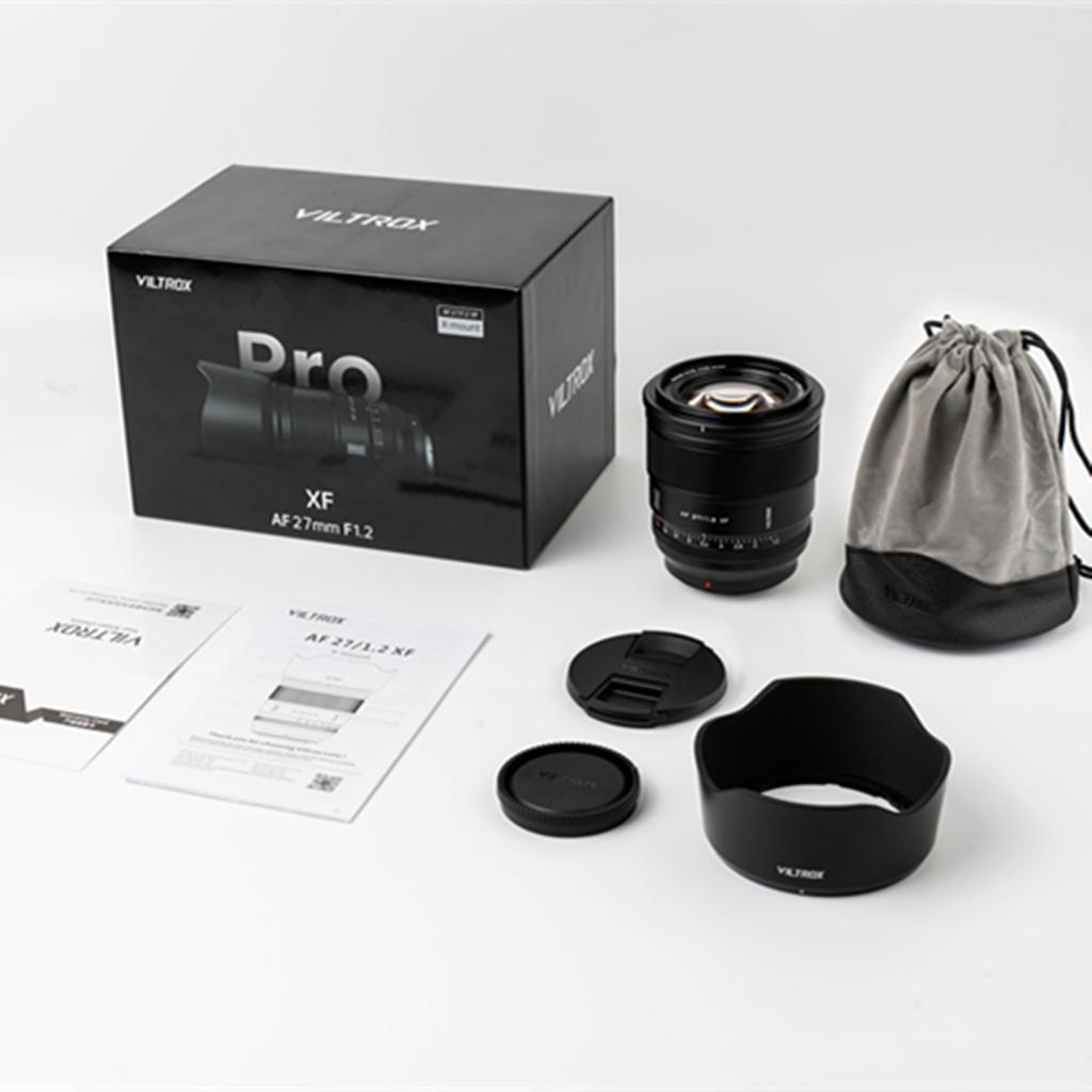 VILTROX AF 27mm XF Объектив для камеры Широкоугольный Сверхбольшая диафрагма Автофокус Байонет Fujifilm X Беззеркальная камера с автофокусом по глазам Мягкое боке F1.2 APS-C