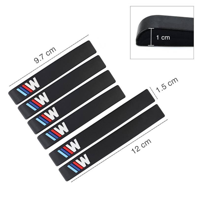 6 шт. Автомобильные резиновые противоударные полосы Защитные наклейки Для BMW G30 G32 G01 G02 G05 G06 G07 G26 G23 G22 F40 F20 G08 G16 G15 G14