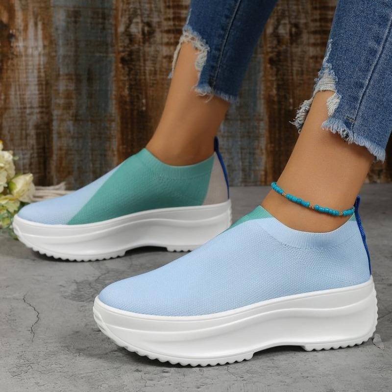 Европейская и американская модная женская обувь 2024 года, новые сетчатые спортивные туфли, женские кроссовки для бега, цветные большие женские туфли Zapatillas