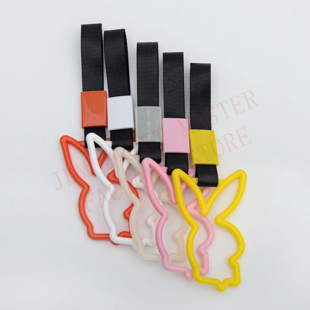 JDM Rabbit Racing Кольцо Цурикава Ручка для Поезда Автобуса Универсальная Дрифт Аниме Авто Модифицированная Ручка Нейлоновый Ремешок Для Авто Предупреждение