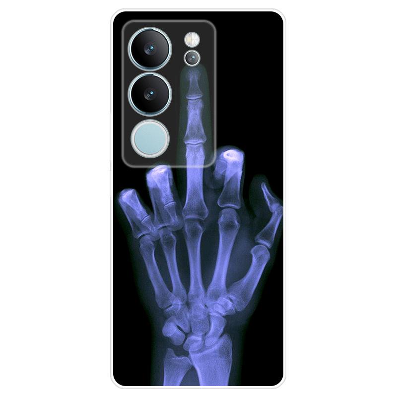 Для Vivo V29 Корпус Окрашенная задняя крышка из ТПУ Vivo V29 Мягкий силиконовый чехол