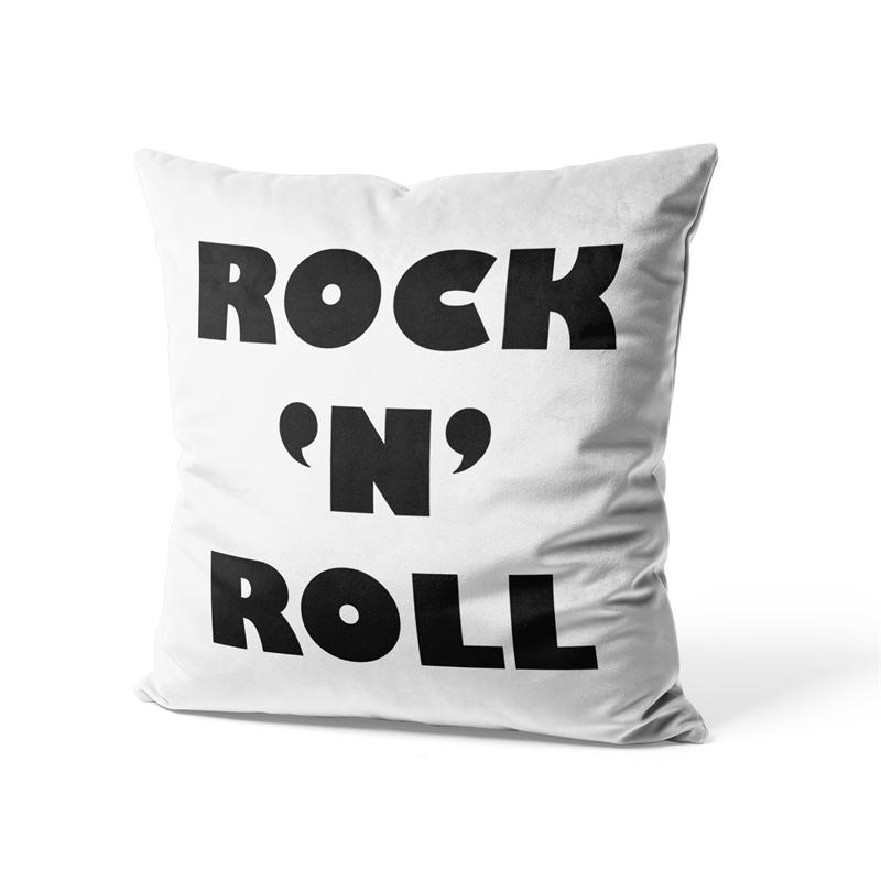 Aertemisi 18'' X 18'' Rock 'N' Roll Square Throw Pillow Cushion Covers Cases Pillowcases For Sofa 45Cm X 45Cm