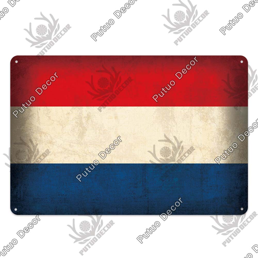 Decor Flag Vintage Metal Sign Tin Sign Decorative Plaque Wall Decor Bar Pub Man Cave Living Room Home Door Decoration