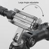 Aluminum Alloy Bike Phone Holder Spiral Telescopic Bicycle Phone Mount Four Claws Lock Bike Cell Phone Holder for 58-88mm Phone