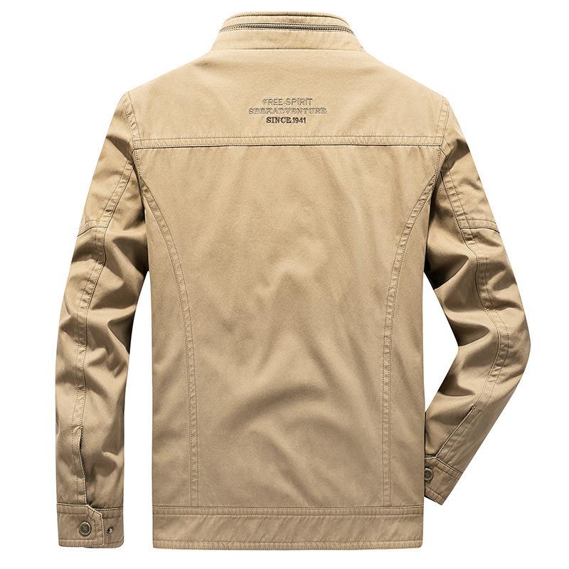 Весенняя новая мужская модная повседневная куртка большого размера с воротником-стойкой, мужская двусторонняя куртка, топ