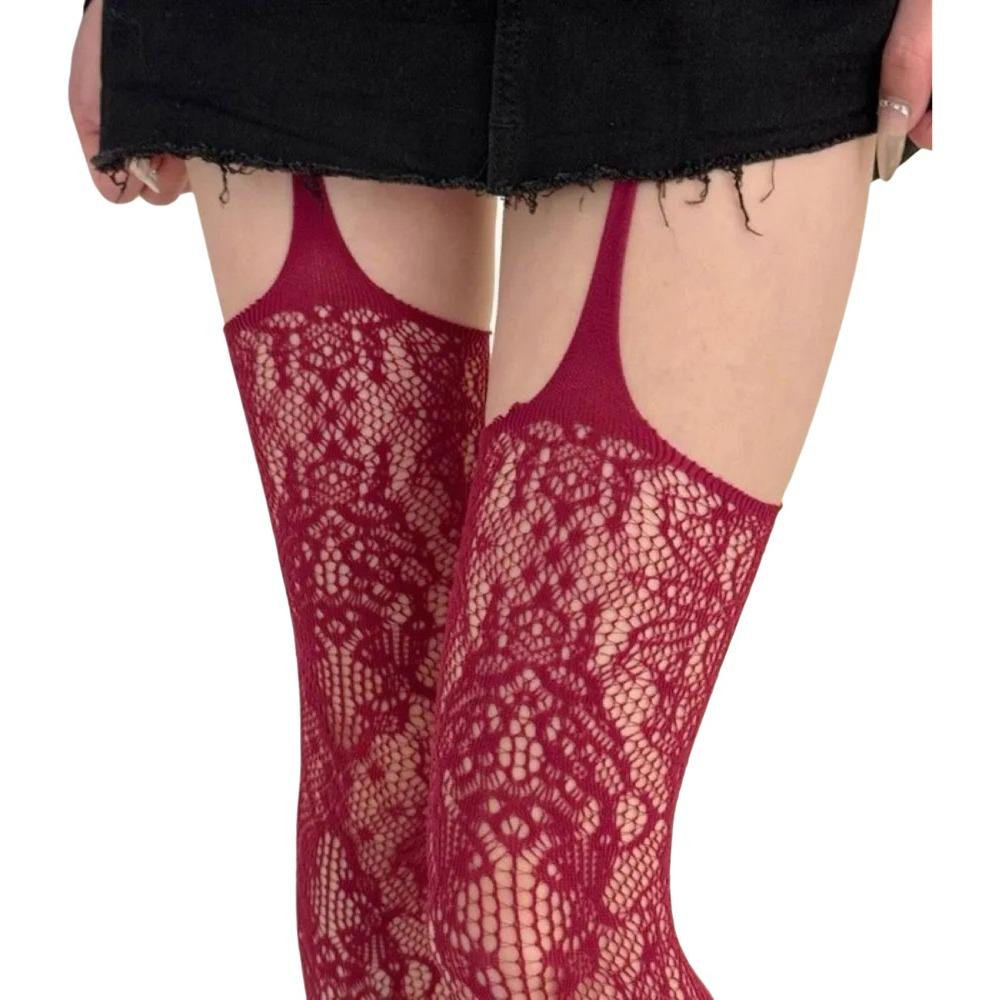 Hollow Out Flower Pattern Net Socks Jacquard Small Flowe Hollowed Out Pantyhose Summer Season