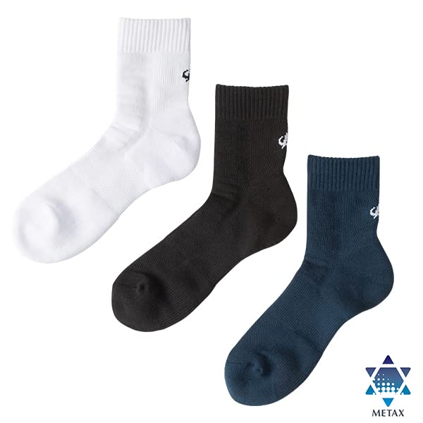 Phiten Sports Socks Navy Semi-Long 22~24cm