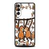 Чехол для телефона с рисунком обезьяны и банана для Samsung Galaxy S26 S25 S24 S23 S22 S20 S21 FE Ultra S25 Edge Plus 5G Мягкий ТПУ корпус Capas