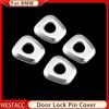 4 шт./компл. ABS хромированная ручка замка задней двери автомобиля, крышка, накладка, наклейка для BMW X1 F48 2016 2017 2018  