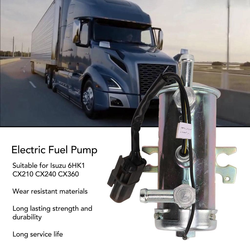 Электрический топливный насос, 24 В, нержавеющая сталь, встроенный, замена топливного насоса, сверхмощные детали двигателя