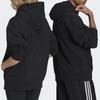 Adidas Originals Embroidered Trefoil Solid Color Hoodie Unisex Hoodie Black HF6373