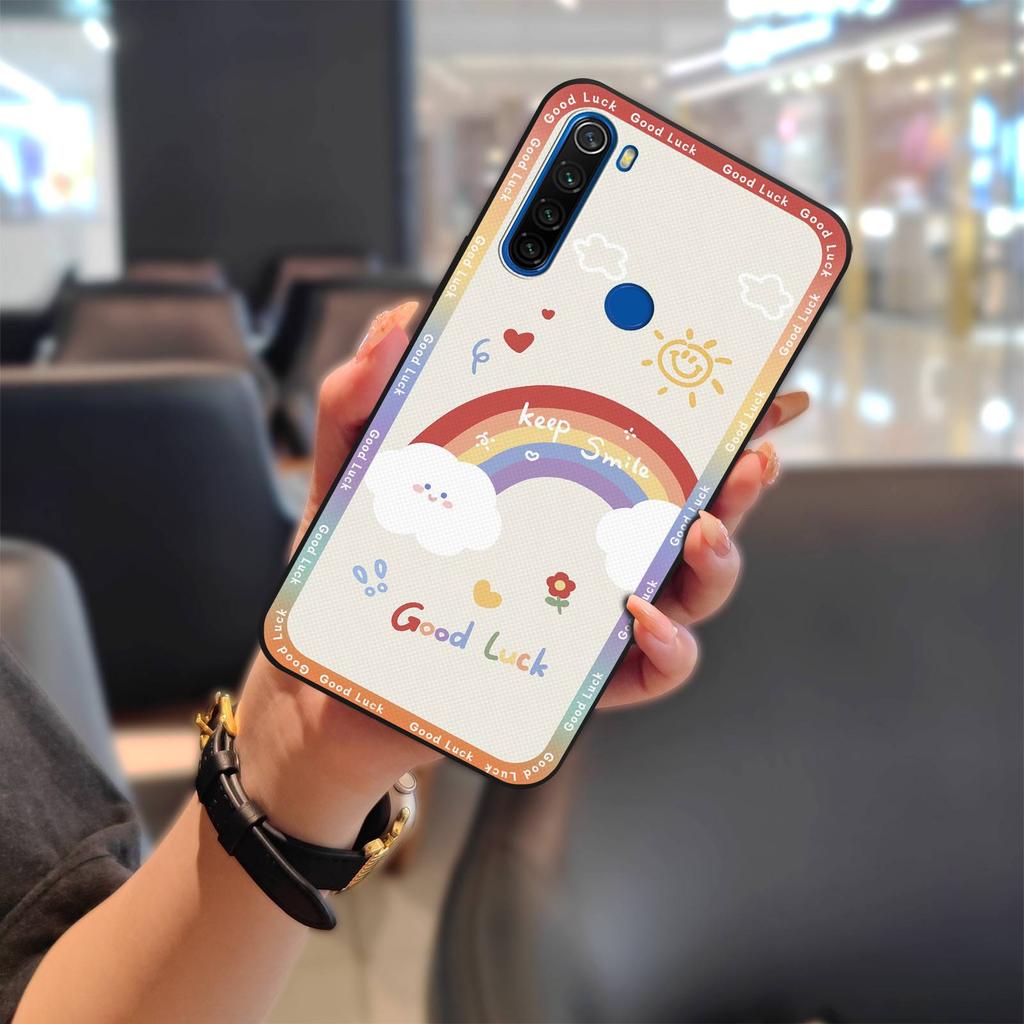 Противоударный мультяшный чехол для телефона Xiaomi Redmi Note8/Note8 2021 Грязеотталкивающий Водонепроницаемый Прочный Мягкий чехол из ТПУ Силиконовый
