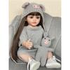 Real Life Reborn Baby Dolls Girl 22 Inch 55cm Full Body Silicone Realistic Lifelike Newborn Dolls Toddler Doll Toy