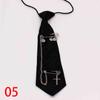 Unisex School Uniform Crystal Rhinestone Jewelry Black Ribbon Tie Necktie Boys Collar Neck Ties JK