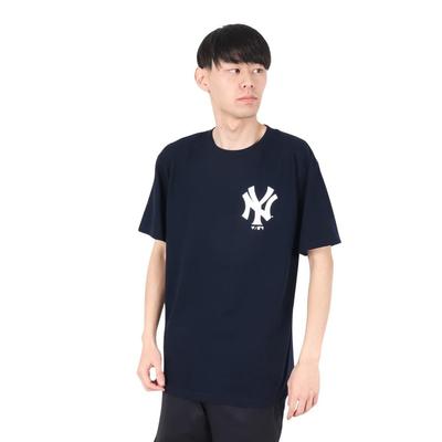 Fanatics Футболка с логотипом MLB темно-синяя с коротким рукавом