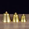 Round Mouth Bell Wind Chime Gold Retro Windbell Antique Christams Bell Pendant  Yard