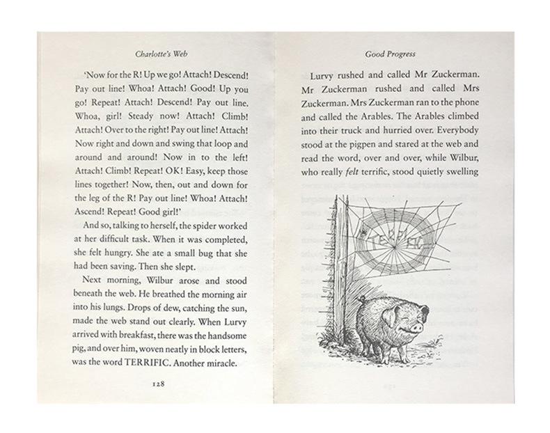 British version of Charlotte's Web English Charlotte's Web Charlotte's Web English