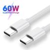 PD 60W USB Type C кабель для передачи данных для iPhone 15 серии iPad Samsung S23 Xiaomi кабель для быстрой зарядки аксессуары