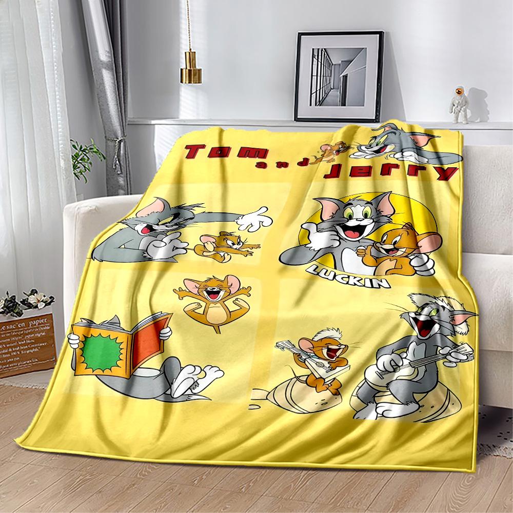 Tom And Jerry Adventure Suitable blanket for offices, travel, living rooms also a good gift for friends and family Suitable for all seasons.