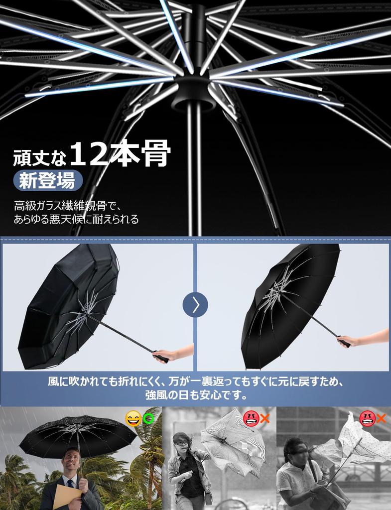 Folding Umbrella Reverse Folding Folding Automatic UV Super Water Extra Large Long Strong Wind Resistant Sturdy Can Be Used In Both Sunny and Rainy