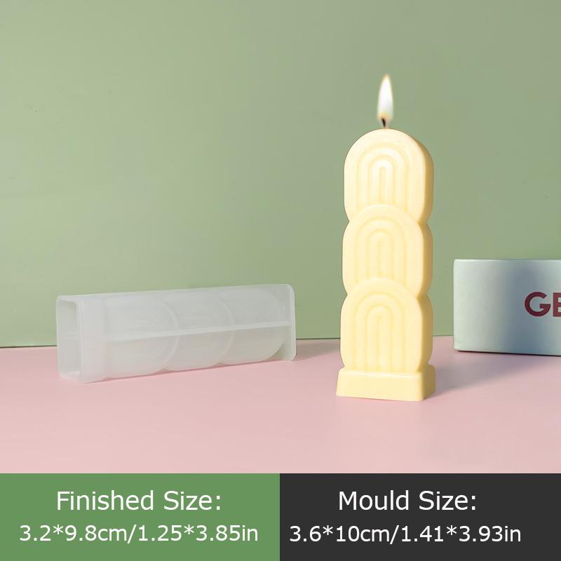 Abstract Art Gifts Craft Romantic Aromatherapy Candle Mold Decorative Multiple Styles Ornament Silicone DIY Accessories