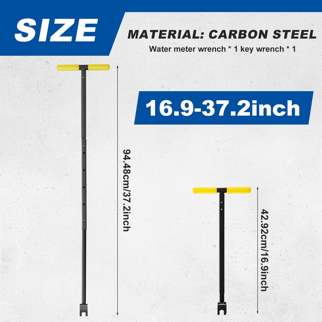 16inch/17inch Basin Wrench Sink Wrench for Fixing Back and Union Nuts Plumbing Applications Under Sink Installation Bath Drains