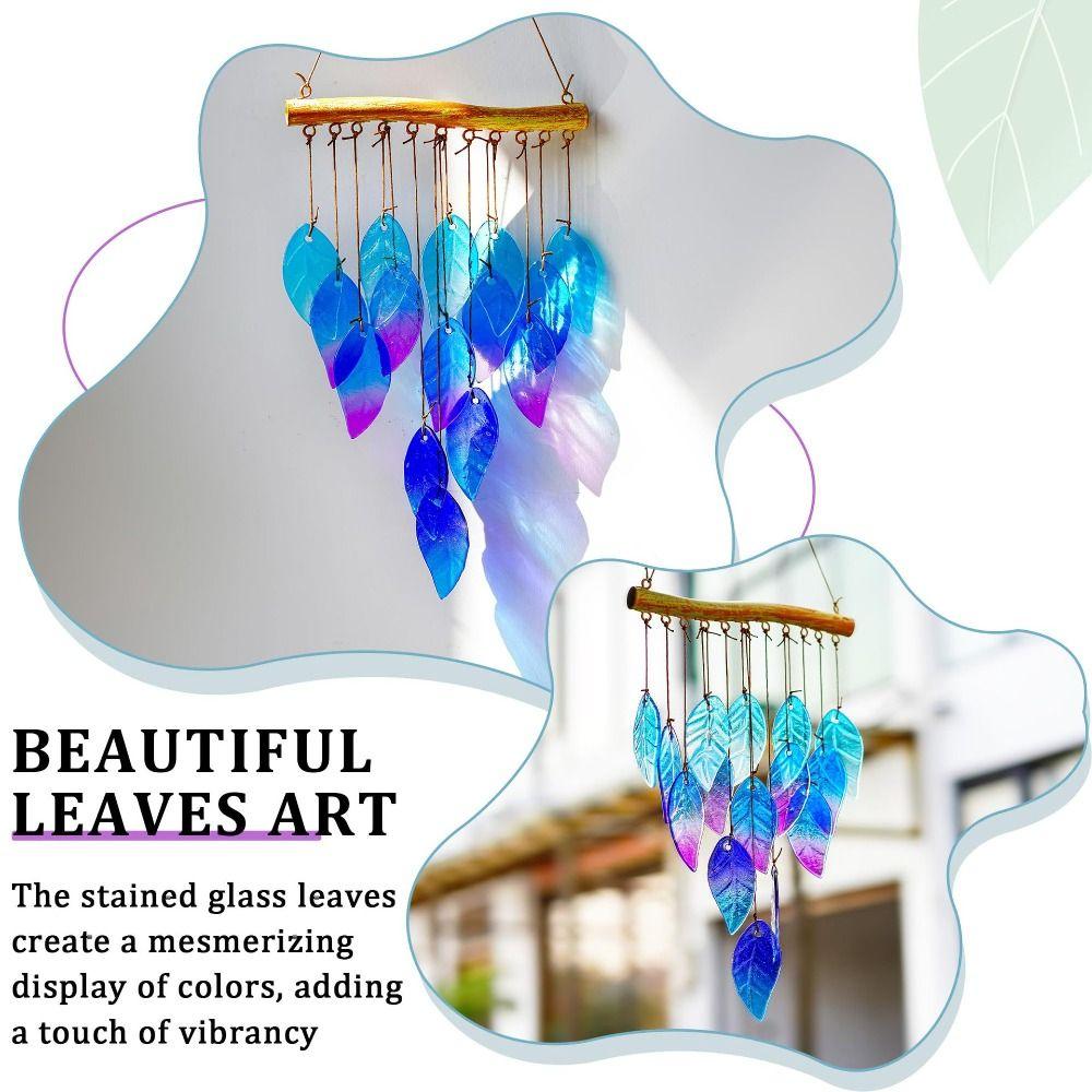 Подвесная Рыба Формы Музыка Ветра Новинка Цветная Ловец Солнца Изысканный Креативный Светоулавливающий Подвеска Задний Двор