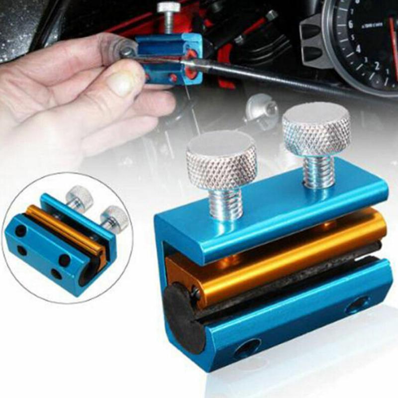 1X Мотоциклетный алюминиевый кабельный смазочный инструмент смазочный провод маслоотделитель тормозная магистраль