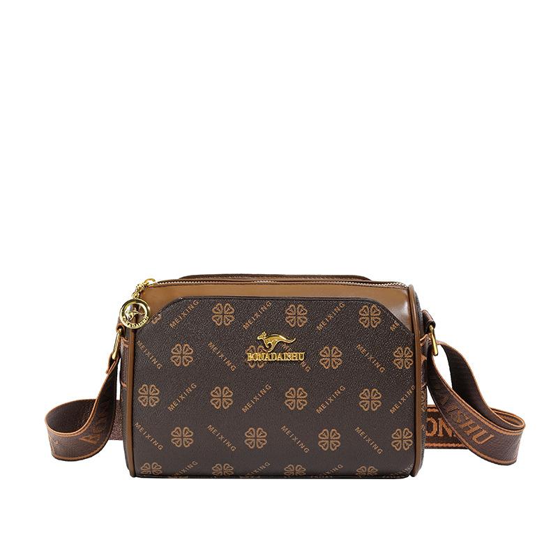 Женская сумка высокого класса, с легким люксом, текстурная, универсальная, с широким плечевым ремнем, большой вместимости, мамина на плечо, сумка-мессенджер, сумка для поездок на работу