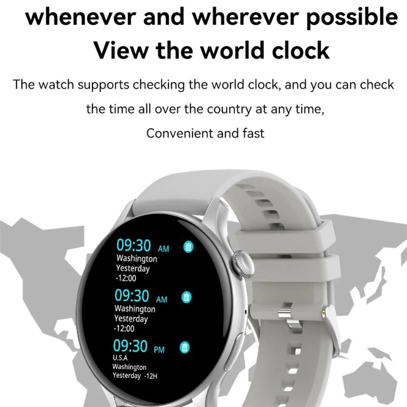 Новые умные часы 2025 года с NFC и GPS для женщин, AMOLED-дисплей с функцией Always on, звонки по BT, монитор сердечного ритма, артериального давления, фитнес-трекер, смарт-часы с HD-экраном 66*466