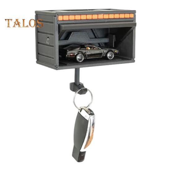 Настенный держатель для ключей для гаража с открывающейся дверью, простая установка, 3D-держатель для ключей, стеллаж для хранения для прихожей