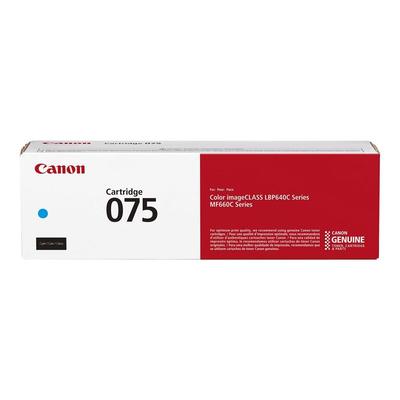 Canon 075 Original Toner Cartridge 1300 Pages Cyan