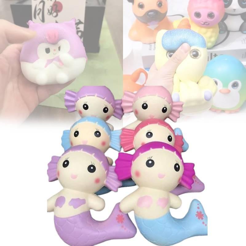 Сквиши Шарм Русалка Медленно Поднимающаяся Коллекция Мягких Игрушек Дети Девочки Кукла Подарок